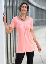 Tunika mit V-Ausschnitt in 2 Farben ROS&Eacute;