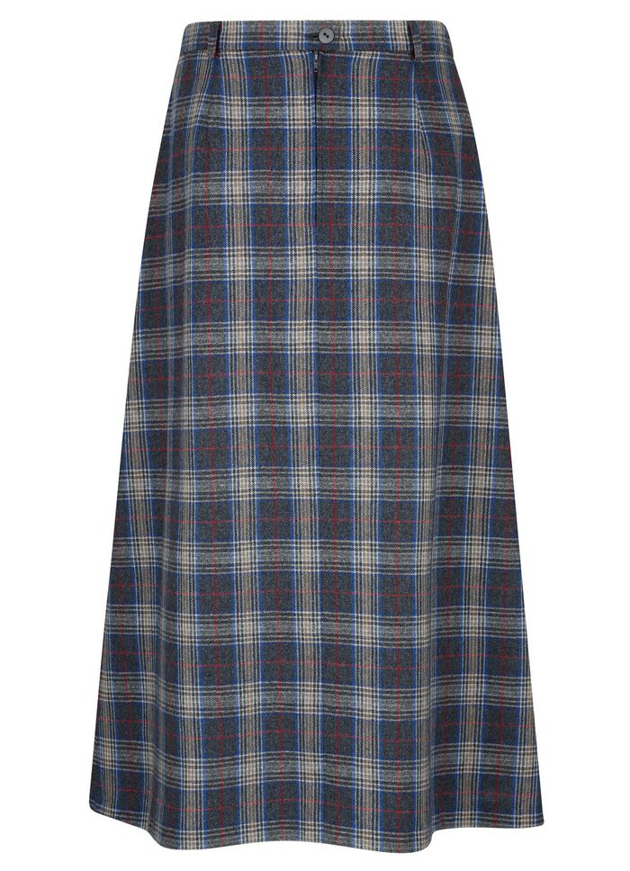 Rock mit aparter Karo-Dessinierung 