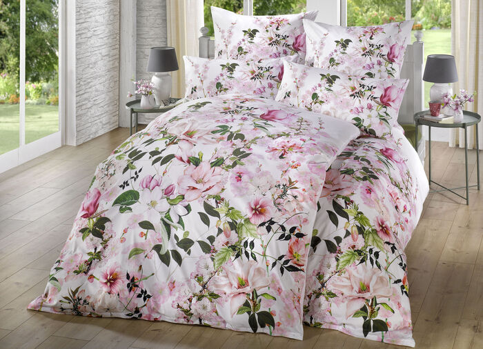 Bettw&auml;sche-Garnitur mit Rei&szlig;verschluss 