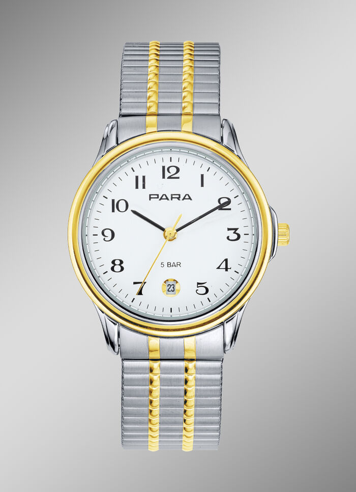 Attraktive Para-Quartz-Herrenuhr