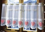 Kurzstore mit rotem Herzchen-Thermodruck-Motiv 
