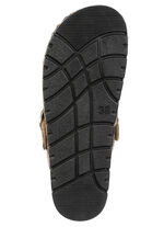 ELENA EDEN, trendige Damen-Clogs, Weite G, mit Leo-Print BRAUN