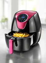 Digitale Hei&szlig;luftfriteuse zum Hammerpreis SCHWARZ-BEERE