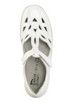 ELENA EDEN Slipper mit luftigen Durchbr&uuml;chen PERLWEISS