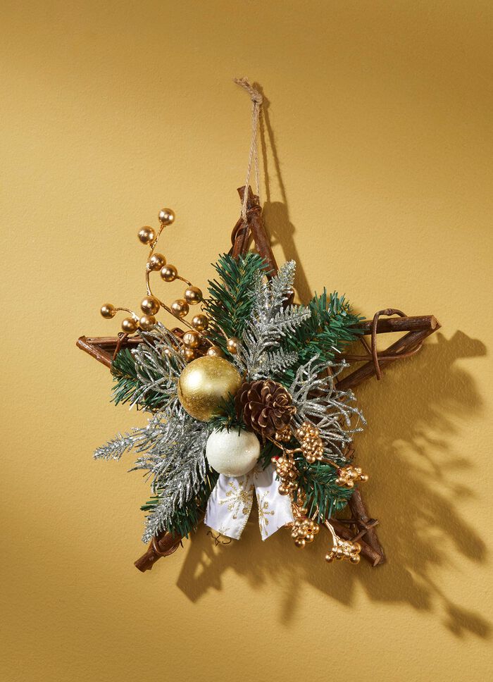 Beleuchteter Rattan-Stern 