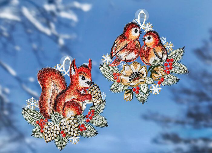 Fensterbild Eichh&ouml;rnchen 