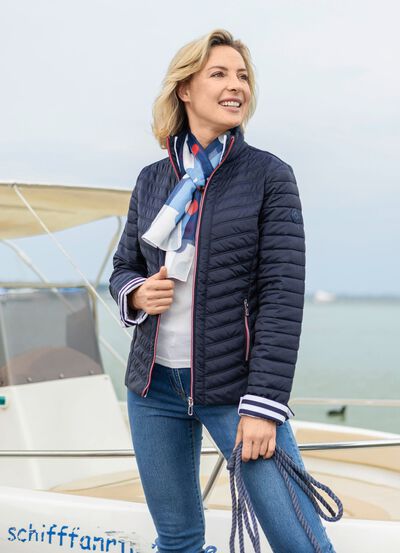 Jacke mit Rei&szlig;verschlussleiste 