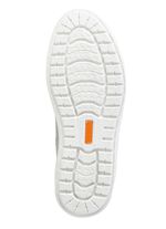 GINO GALANTE Schn&uuml;rschuh aus Nubukleder mit Kontrastbes&auml;tzen HELLGRAU-BLAU