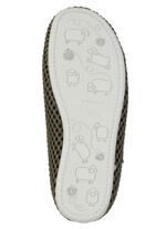 Leichte Herren-Hausschuhe, mit herausnehmbarem Fußbett KHAKI