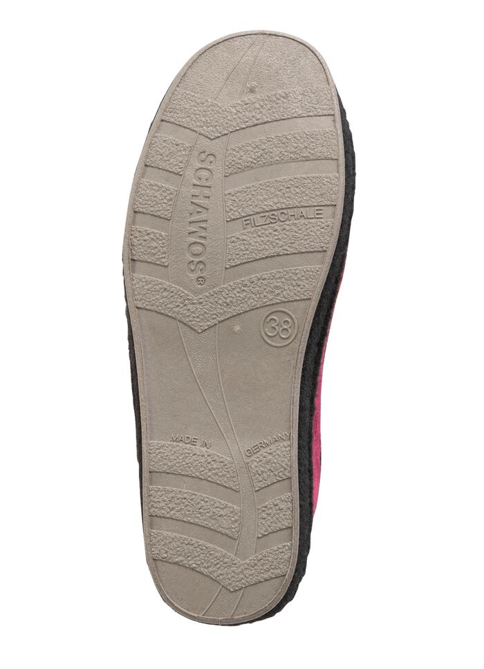 Atmungsaktiver Velours-Hausschuh 