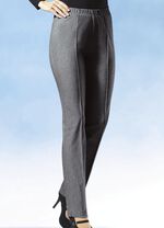 Hose in meliertem Winter-Bengaline 