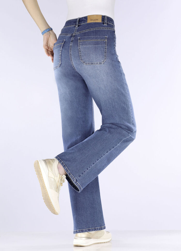 Jeans mit modischen Vordertaschen JEANSBLAU