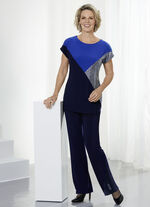 Weich fließende Hose MARINE