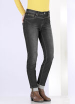 Jeans mit Push-up-Effekt SCHWARZ