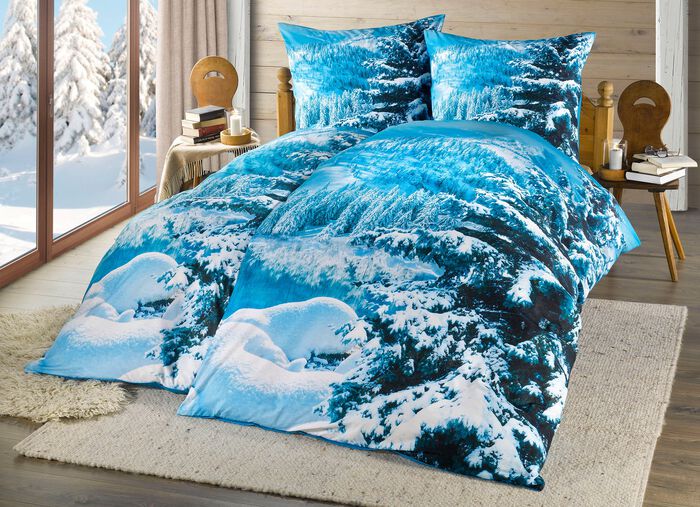 Renforc&eacute; Bettw&auml;sche-Garnitur mit Rei&szlig;verschluss 