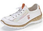 Rieker Sneaker mit elastischem Schnellschnürsystem mit Stopper WEISS-BUNT