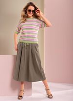 Pullover in tollem Streifendessin 