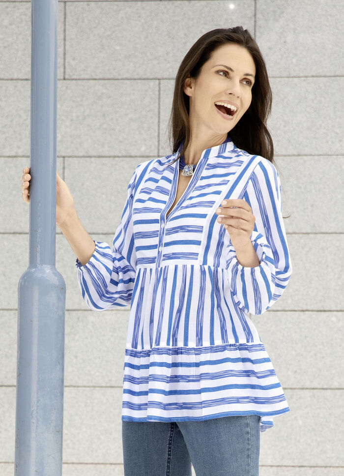 Tunika mit V-Ausschnitt 