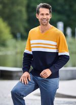 Modischer V-Pullover 