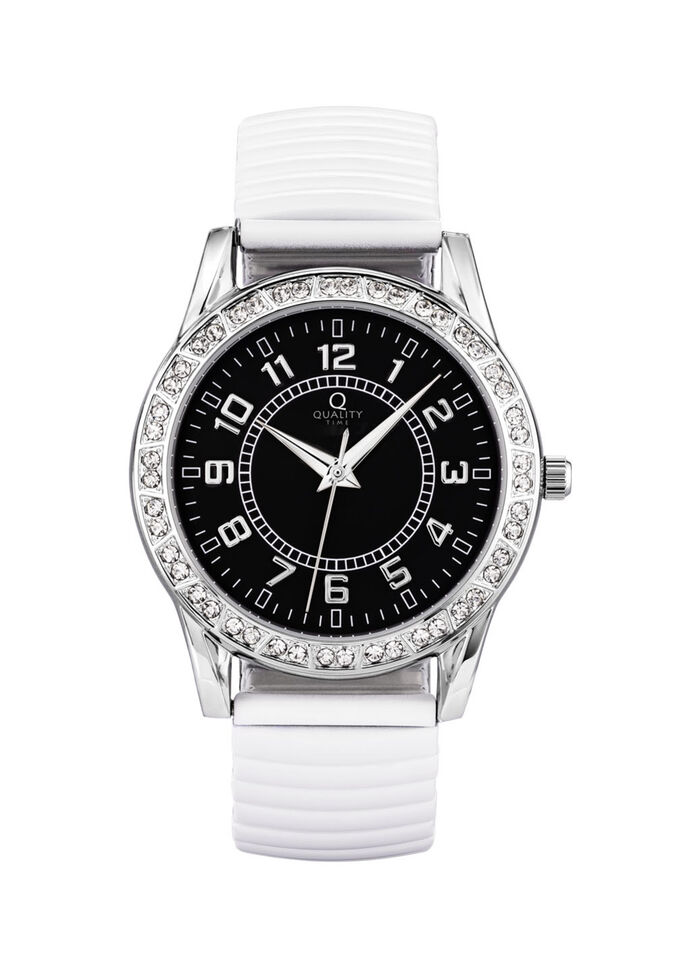 Moderne Quartz-Damenuhr mit Zugband 