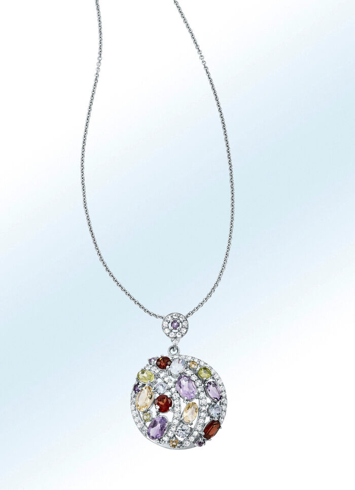 Anh&auml;nger mit echten Edelsteine 