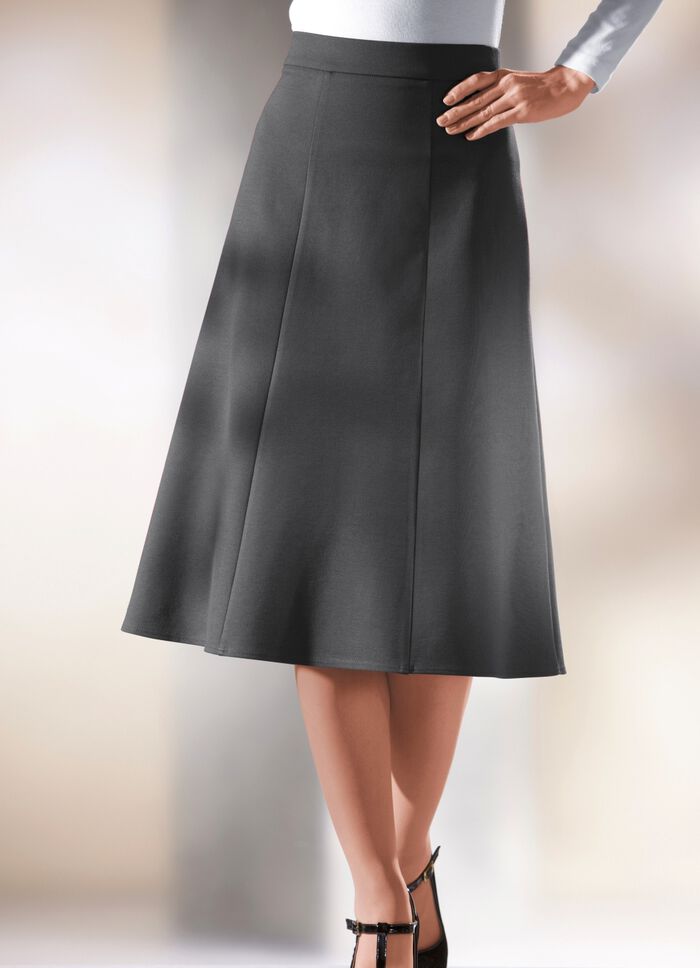 Tragangenehmer 6-Bahnenrock in 6 Farben ANTHRAZIT MEL.