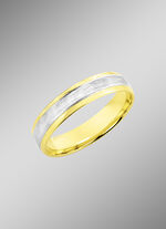 Klassischer Trauring in Bicolor 