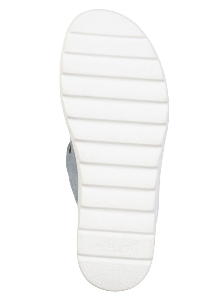 Waldl&auml;ufer, bequeme Damen-Pantoletten, Weite H, mit herausnehmbarem Fu&szlig;bett 