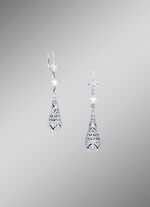 Ohranh&auml;nger in Tropfenform mit S&uuml;&szlig;wasser-Zuchtperlen 