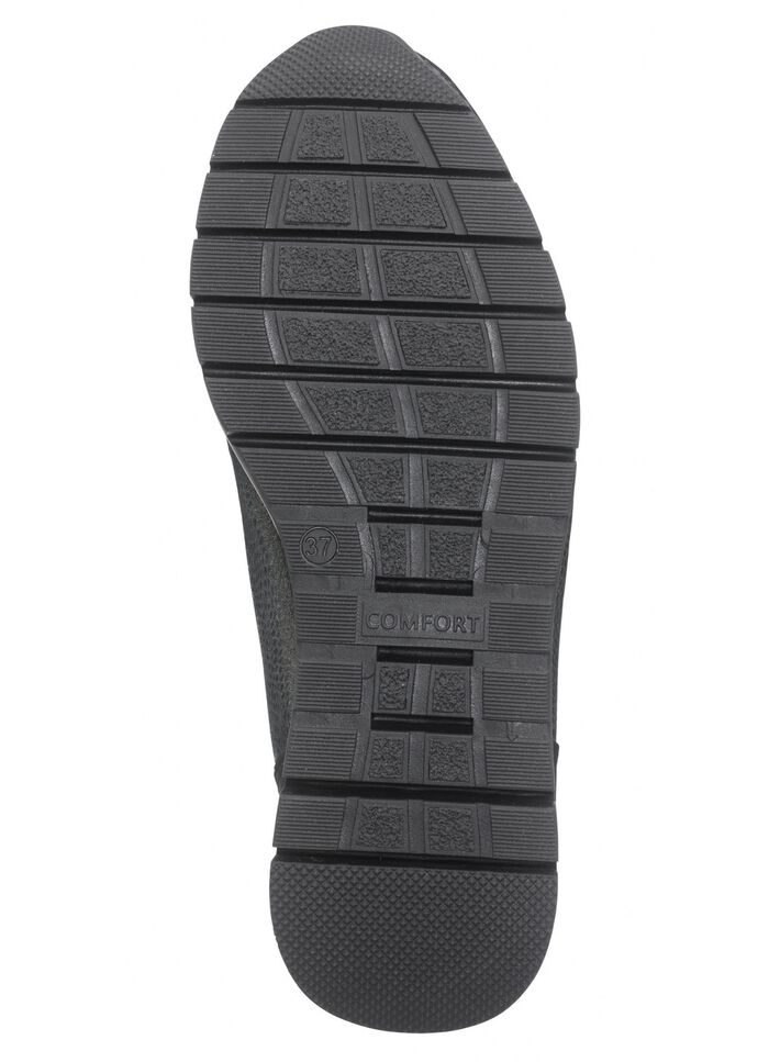 Bootie mit gl&auml;nzender Pr&auml;gung 