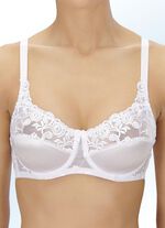 Naturana Zweierpack Bügel-BH mit Tüllstickerei im Vorderteil 2X WEISS