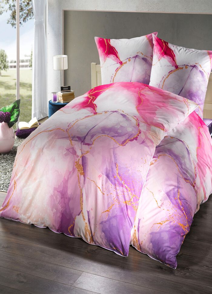 Soft-Renforc&eacute; Bettw&auml;sche-Garnitur von Florella HIMBEERE