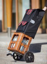 Profi-Einkaufsroller mit extragro&szlig;en R&auml;dern 