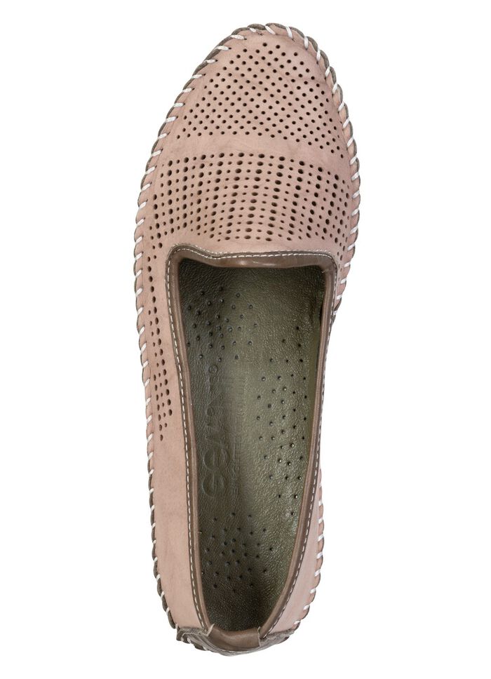 Gemini, sommerliche Damen-Slipper, Weite G, mit herausnehmbarem Fu&szlig;bett 