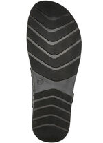 Gemini Sandale mit elastischer Zierschnürung SCHWARZ