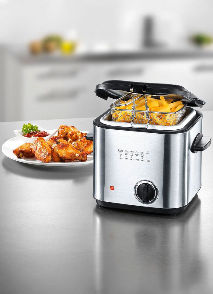 Mini-Fritteuse - ideal f&uuml;r 1-2 Personen 