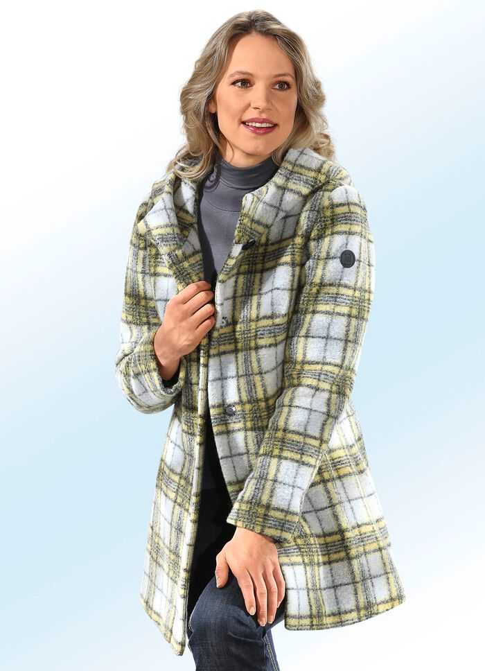 Jacke mit angesagtem Karodessin 