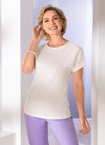 Shirt mit angesetzem Abschluss 