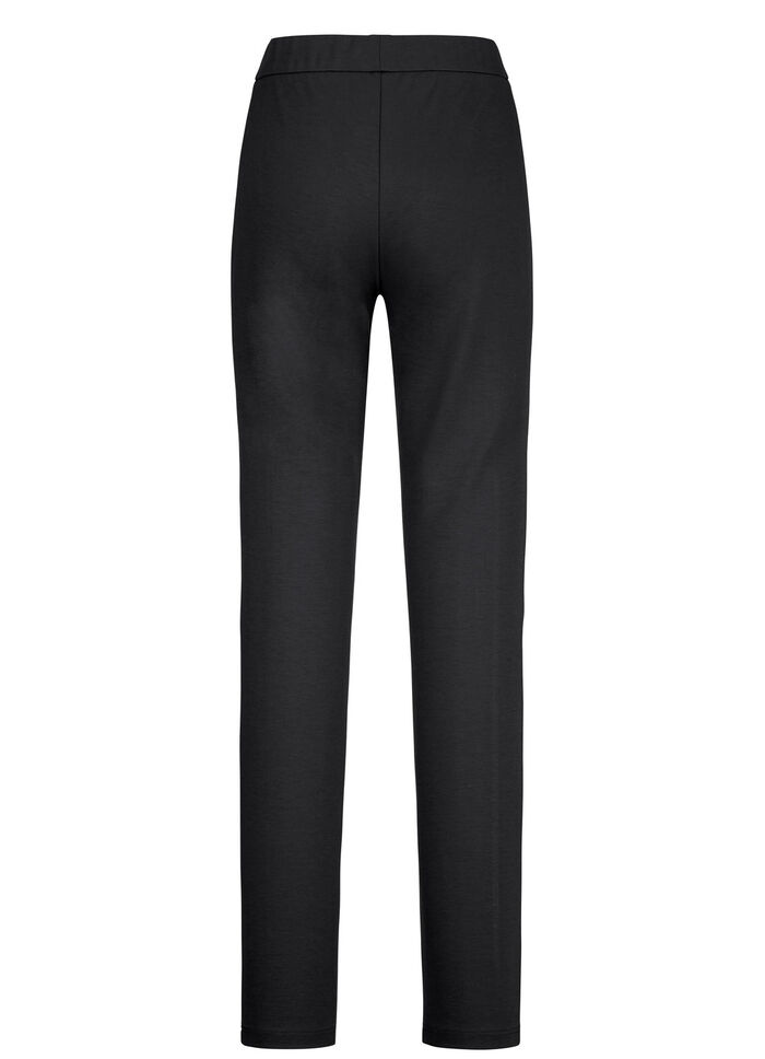 Hose mit figurg&uuml;nstiger Teilungsnaht SCHWARZ