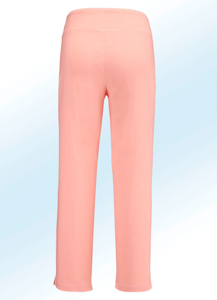 Hose in 7/8-L&auml;nge mit h&ouml;herem Formbund in 7 Farben 