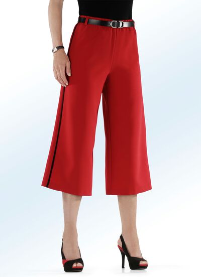 Rockhose mit angesagter Kontrastpaspel 