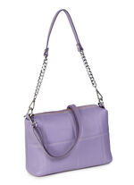 Laurina Tasche aus genarbtem Kalb-Nappaleder FLIEDER