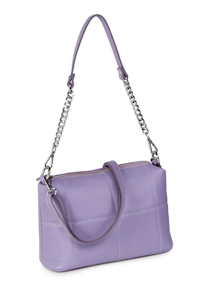 Laurina Tasche aus genarbtem Kalb-Nappaleder FLIEDER