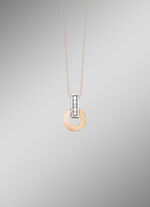 Moderner Anh&auml;nger mit 5 Brillanten 