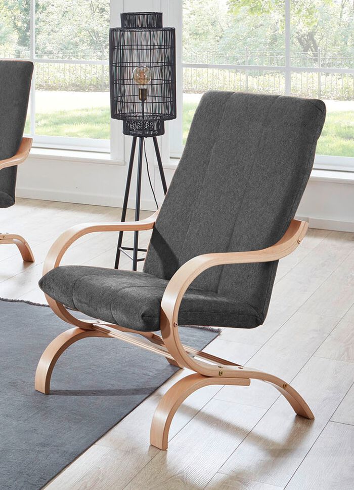 Formstabiler Sessel ANTHRAZIT