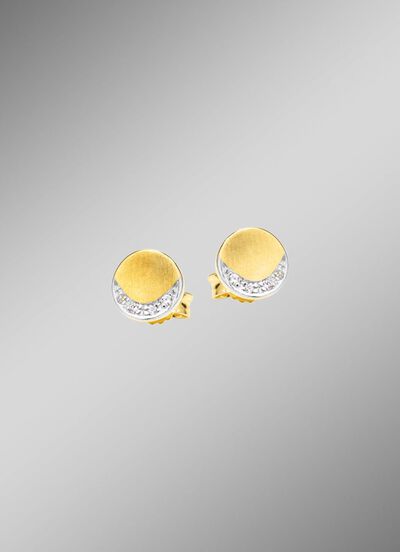 Schicke Ohrstecker mit Zirkonia 