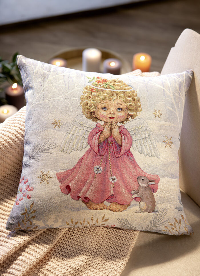 Kissenbezug Engel im Schnee 