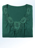 Zweierpack Nachthemden mit Spitze und kurzen &Auml;rmeln 