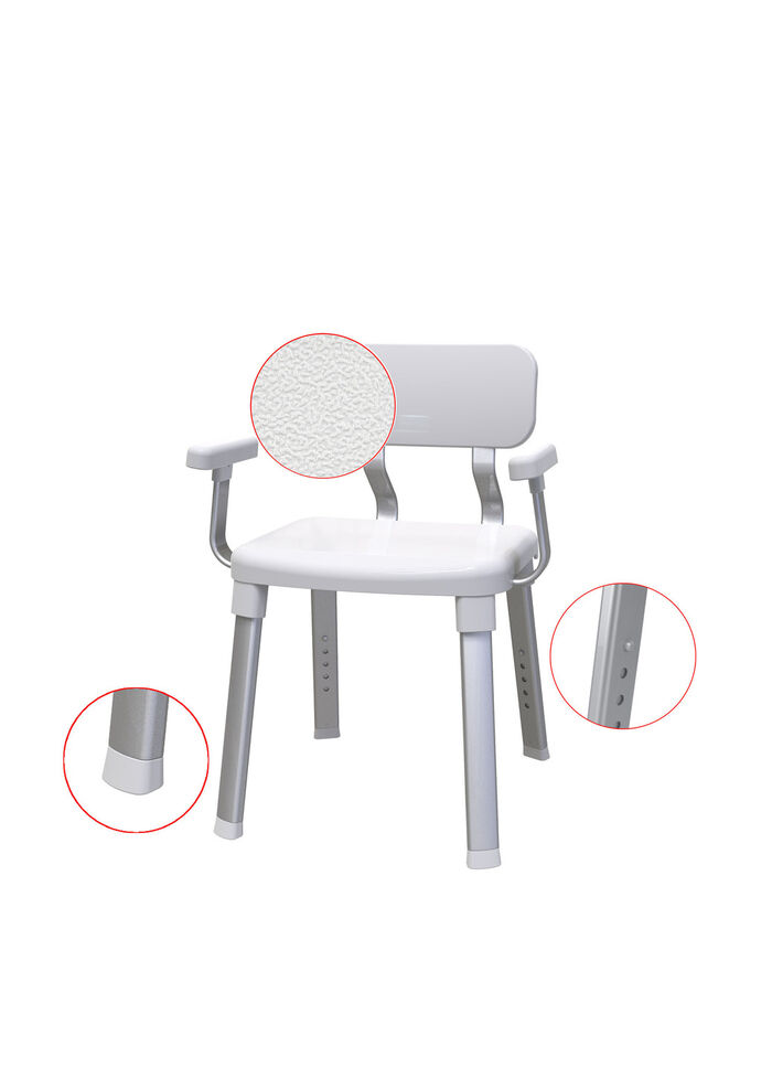 Dusch- und Badestuhl für sicheres Duschen und Baden 