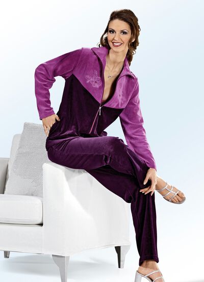 Hausanzug mit Rei&szlig;verschluss 